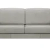 Sofa Bolivien - 2,5-Sitzer groß, Kopfteil verstellbar, Leder, Steingrau – Bild 2