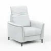 Sessel Bolivien - Kopfteil verstellbar, Leder, Eisblau – Bild 3
