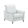 Sessel Bolivien - Kopfteil verstellbar, Leder, Eisblau – Bild 2