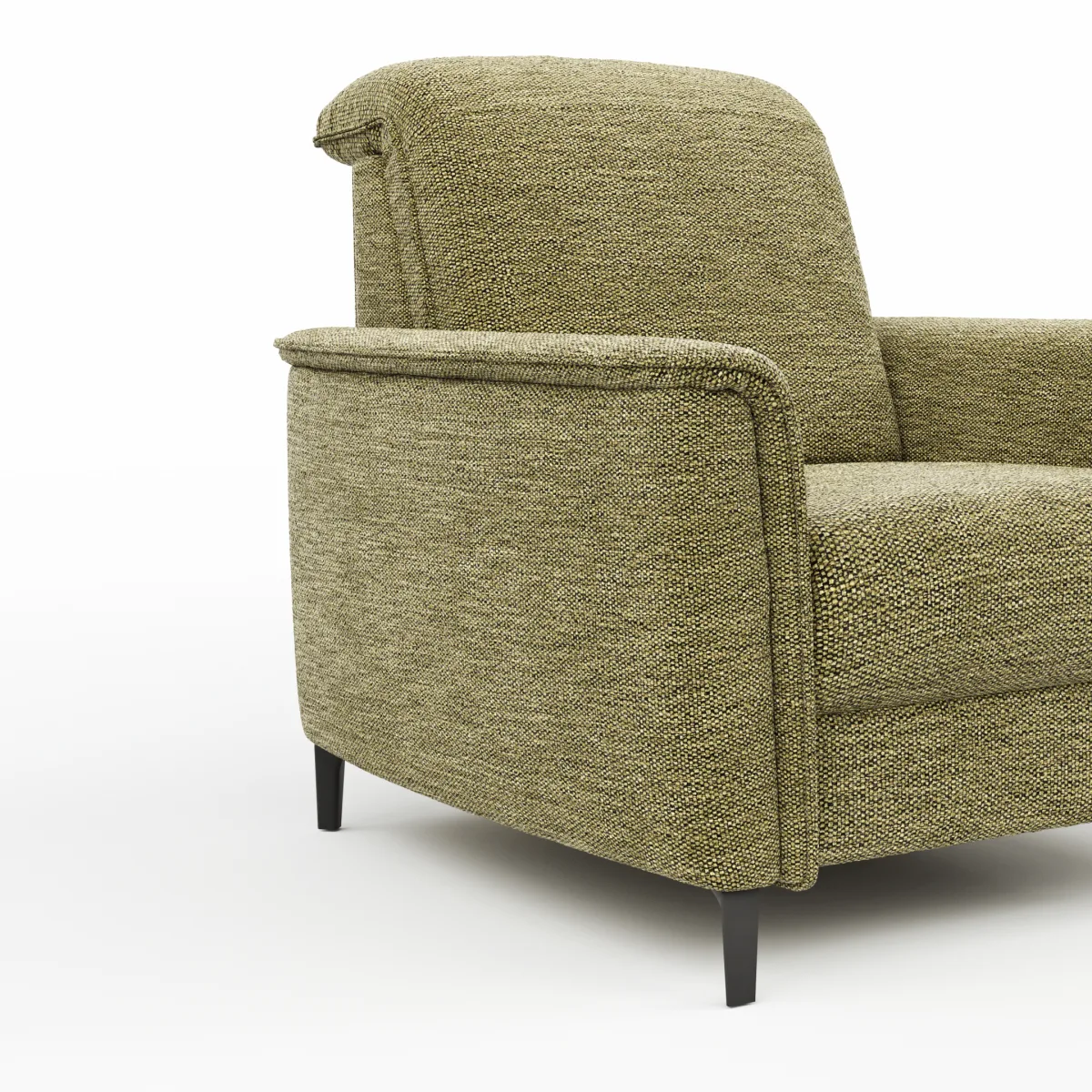 Sessel Bolivien - Kopfteil verstellbar, Stoff, Moos – Bild 4