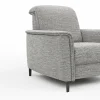 Sessel Bolivien - Kopfteil verstellbar, Stoff, Grau – Bild 3