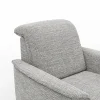 Sessel Bolivien - Kopfteil verstellbar, Stoff, Grau – Bild 4