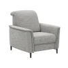 Sessel Bolivien - Kopfteil verstellbar, Stoff, Grau – Bild 2
