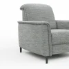 Sessel Bolivien - Kopfteil verstellbar, Stoff, Eisblau – Bild 3
