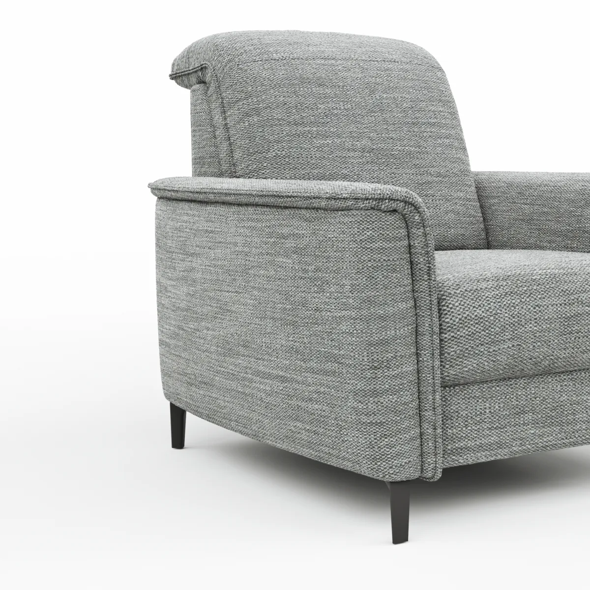 Sessel Bolivien - Kopfteil verstellbar, Stoff, Eisblau – Bild 3