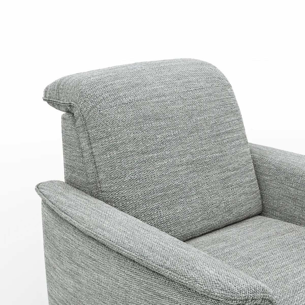 Sessel Bolivien - Kopfteil verstellbar, Stoff, Eisblau – Bild 4