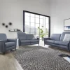 Sofa Bolivien - 2,5-Sitzer groß, Kopfteil verstellbar, Leder, Steel – Bild 5