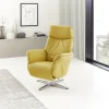 TV-Sessel Sao Paulo - Relaxfunktion motorisch, Größe L, Leder, Curry – Bild 5