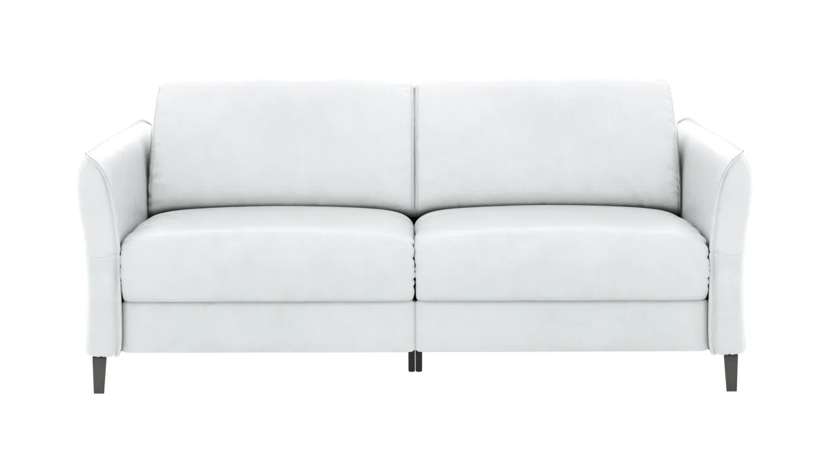 Sofa Mendoza - 2,5-Sitzer, Relaxfunktion (motorisch), Armlehne verstellbar, Leder, Eisblau – Bild 2