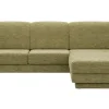 Ecksofa Bolivien - 2,5-Sitzer mit Longchair rechts, Kopfteil verstellbar, Stoff, Moos – Bild 2
