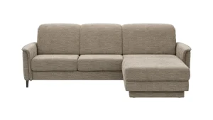 Alternative view of Ecksofa Bolivien - 2,5-Sitzer mit Longchair rechts, Kopfteil verstellbar, Stoff, Latte