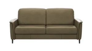 Alternative view of Sofa Bolivien - 2,5-Sitzer groß, Kopfteil verstellbar, Leder, Braungrün