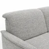Sofa Bolivien - 2,5-Sitzer groß, Kopfteil verstellbar, Stoff, Grau – Bild 4