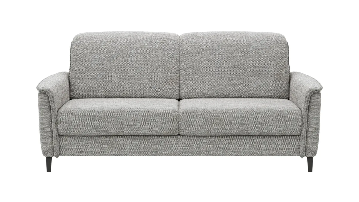 Sofa Bolivien - 2,5-Sitzer groß, Kopfteil verstellbar, Stoff, Grau – Bild 2