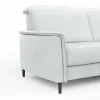 Sofa Bolivien - 2,5-Sitzer groß, Kopfteil verstellbar, Leder, Eisblau – Bild 3