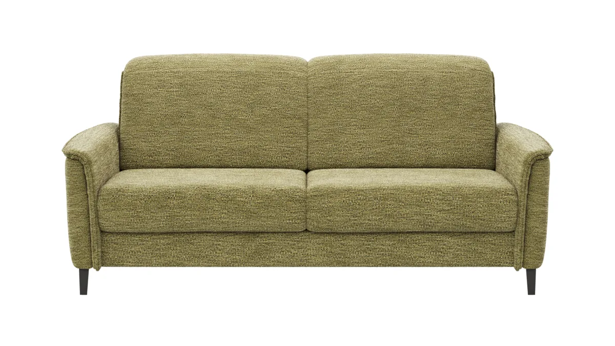 Sofa Bolivien - 2,5-Sitzer groß, Kopfteil verstellbar, Stoff, Moos – Bild 2