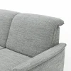 Ecksofa Bolivien - Longchair links mit 2,5-Sitzer, Kopfteil verstellbar, Stoff, Eisblau – Bild 4