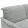 Sofa Bolivien - 2,5-Sitzer groß, Kopfteil verstellbar, Stoff, Eisblau – Bild 4
