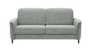 Alternative view of Sofa Bolivien - 2,5-Sitzer groß, Kopfteil verstellbar, Stoff, Eisblau
