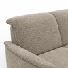 Sofa Bolivien - 2,5-Sitzer mit Relaxfunktion/Kopfteilverstellung motorisch, Stoff, Latte – Bild 4