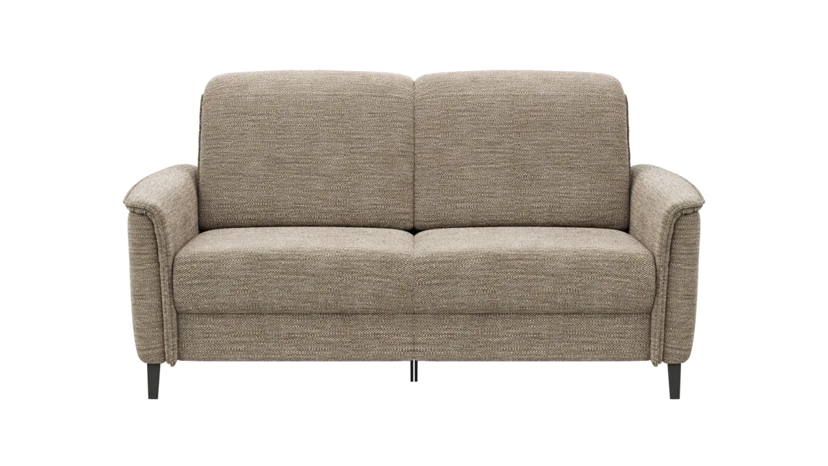 Sofa Bolivien - 2,5-Sitzer mit Relaxfunktion/Kopfteilverstellung motorisch, Stoff, Latte – Bild 2