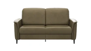 Alternative view of Sofa Bolivien - 2,5-Sitzer mit Relaxfunktion/Kopfteilverstellung motorisch, Leder, Braungrün