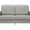 Sofa Bolivien - 2,5-Sitzer mit Relaxfunktion/Kopfteilverstellung motorisch, Leder, Steingrau – Bild 2