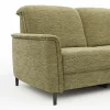 Sofa Bolivien - 2,5-Sitzer mit Relaxfunktion/Kopfteilverstellung motorisch, Stoff, Moos – Bild 3