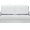 Sofa Bolivien - 2,5-Sitzer mit Relaxfunktion/Kopfteilverstellung motorisch, Leder, Eisblau – Bild 2