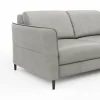 Sofa Mendoza - 2-Sitzer, Armlehne verstellbar, Leder, Steingrau – Bild 3