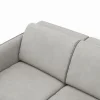 Sofa Mendoza - 2-Sitzer, Armlehne verstellbar, Leder, Steingrau – Bild 4