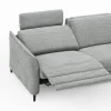 Sofa Mendoza - 2,5-Sitzer, Relaxfunktion (motorisch), Armlehne verstellbar, Stoff, Eisblau – Bild 3