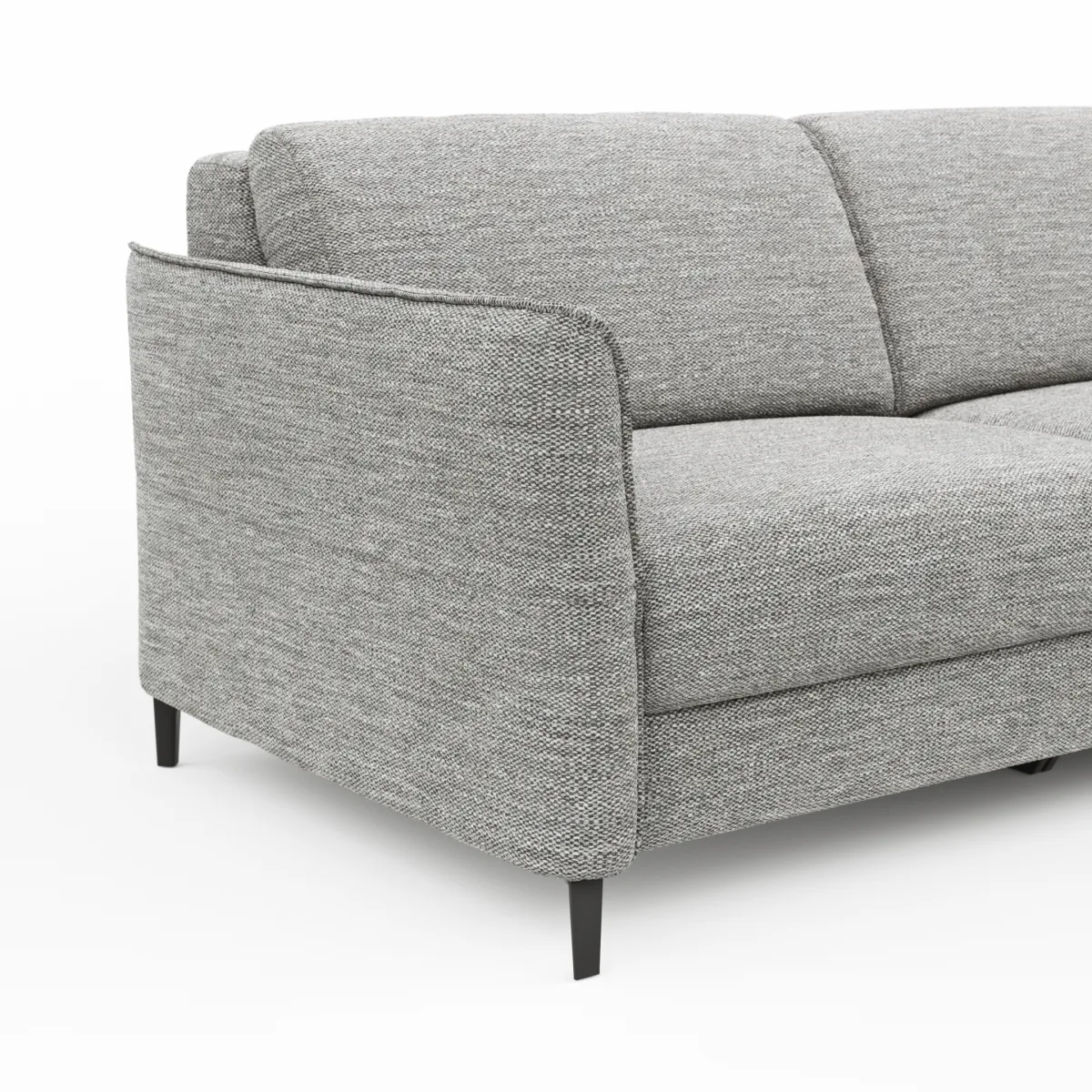 Sofa Mendoza - 2,5-Sitzer, Relaxfunktion (motorisch), Armlehne verstellbar, Stoff, Grau – Bild 4