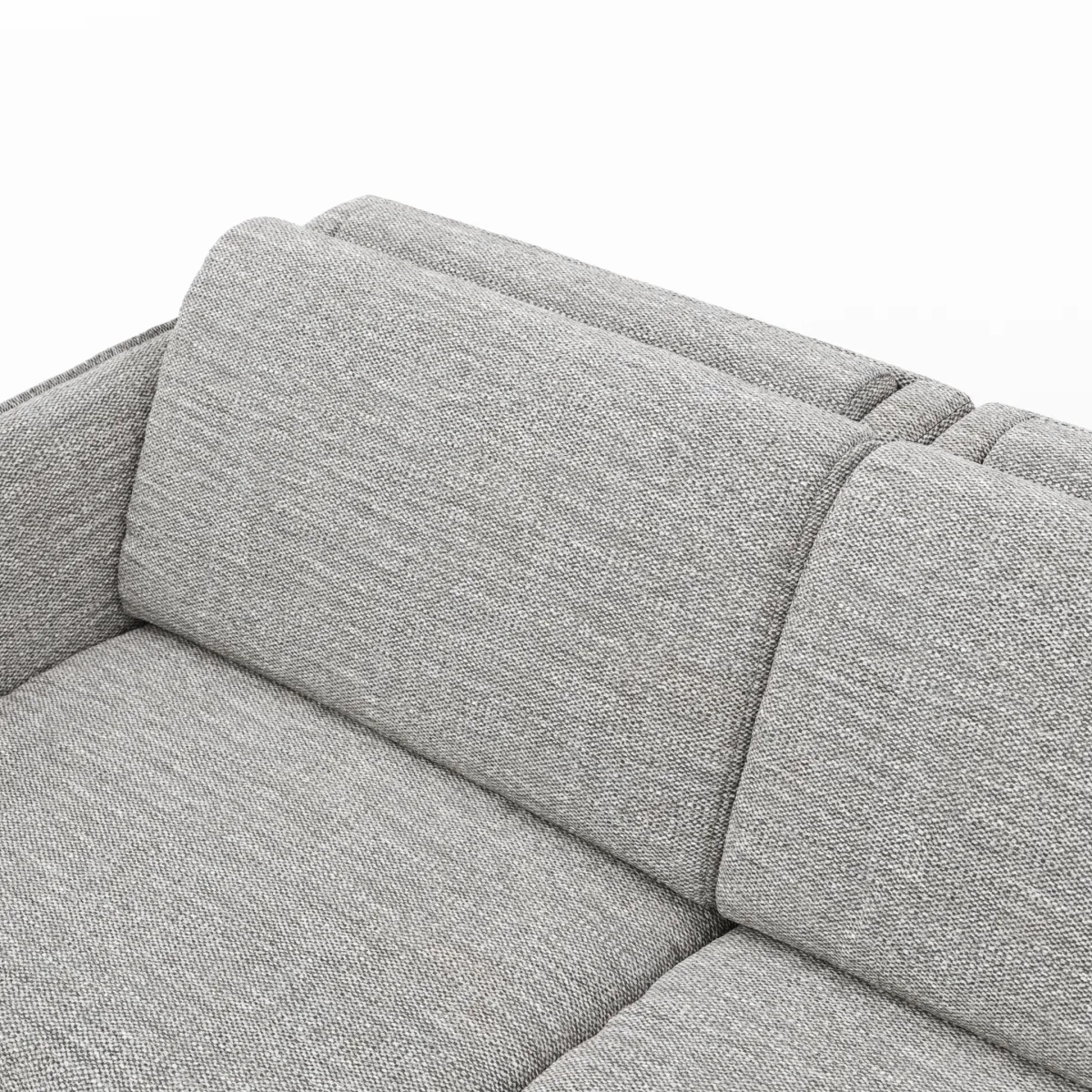 Sofa Mendoza - 2,5-Sitzer, Relaxfunktion (motorisch), Armlehne verstellbar, Stoff, Grau – Bild 3