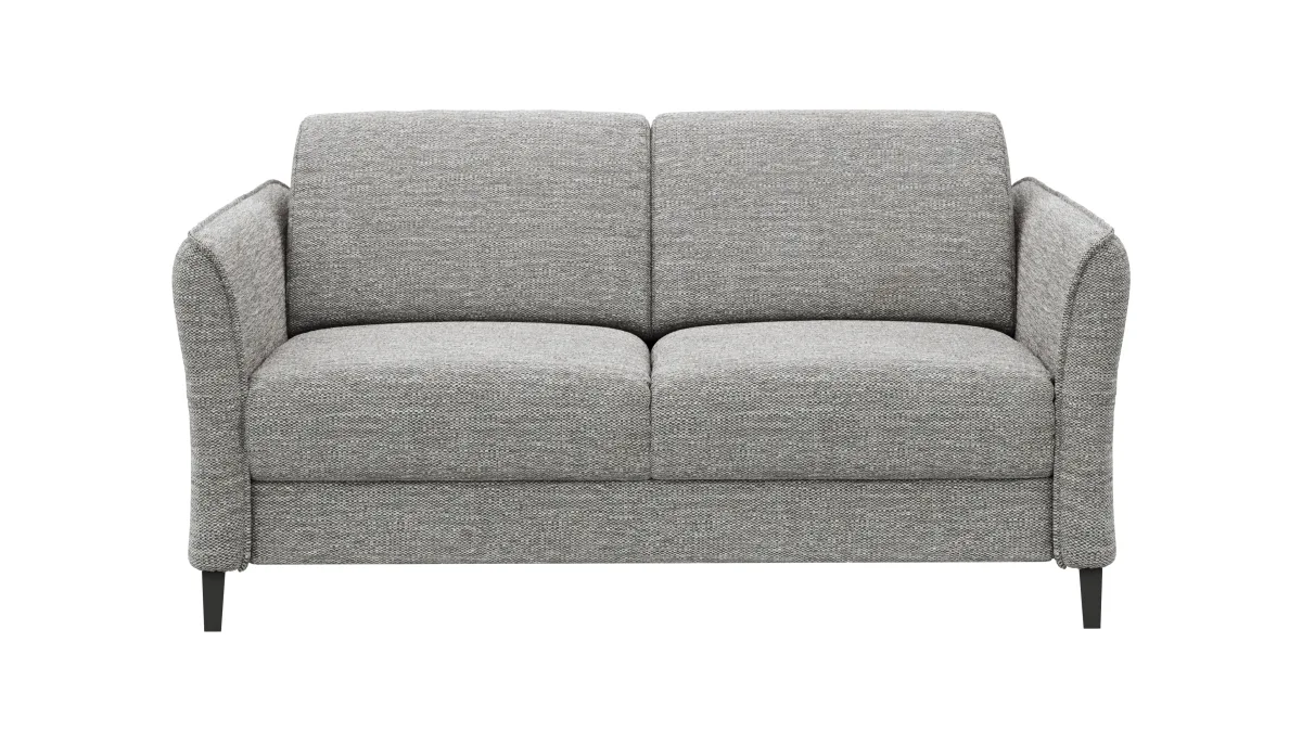 Sofa Mendoza - 2-Sitzer, Armlehne verstellbar, Stoff, Grau – Bild 2