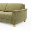 Ecksofa Mendoza - Longchair links mit 2,5-Sitzer, Relaxfunktion motorisch, Bettkasten, Stoff, Moos – Bild 4