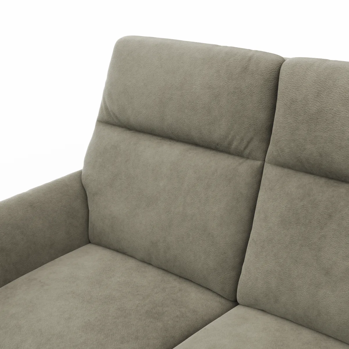 Sofa Bogota - 3-Sitzer, Stoff, Schlammgrün – Bild 3