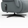 TV-Sessel Swing - Relaxfunktion/Aufstehhilfe motorisch, Größe M, Leder,Eisengrau – Bild 3