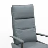 TV-Sessel Lima - Größe M, Relaxfunktion motorisch, Leder, Eisengrau – Bild 4