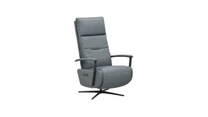 Alternative view of TV-Sessel Lima - Größe M, Relaxfunktion motorisch, Leder, Eisengrau