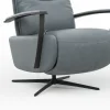TV-Sessel Lima - Größe M, Relaxfunktion, Leder, Eisengrau – Bild 3
