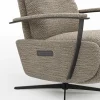 TV-Sessel Lima - Größe M, Relaxfunktion motorisch, Stoff, Latte – Bild 3