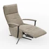 TV-Sessel Lima - Größe M, Relaxfunktion motorisch, Stoff, Latte – Bild 4