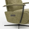 TV-Sessel Lima - Größe M, Relaxfunktion motorisch, Stoff, Moos – Bild 4