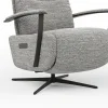 TV-Sessel Lima - Größe M, Relaxfunktion motorisch, Stoff, Grau – Bild 3