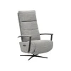 TV-Sessel Lima - Größe M, Relaxfunktion motorisch, Stoff, Grau – Bild 2