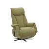 TV-Sessel Swing - Relaxfunktion motorisch, Größe M, Stoff, Moos – Bild 2