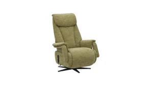 Alternative view of TV-Sessel Swing - Relaxfunktion motorisch, Größe M, Stoff, Moos