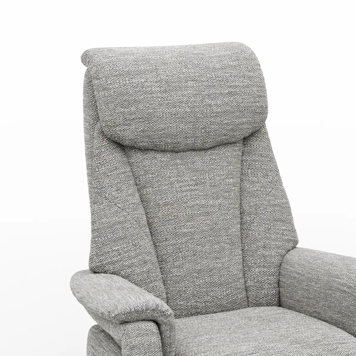 TV-Sessel Swing - Relaxfunktion motorisch, Größe M, Stoff, Grau – Bild 4
