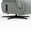 TV-Sessel Swing - Relaxfunktion motorisch, Größe M, Stoff, Eisblau – Bild 3